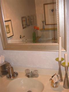 powder room after